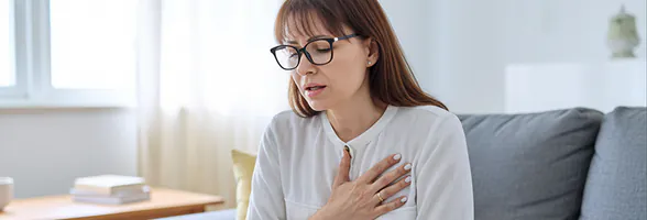 Vorher: Herzklopfen und Atemnot bei Blutdruckproblemen